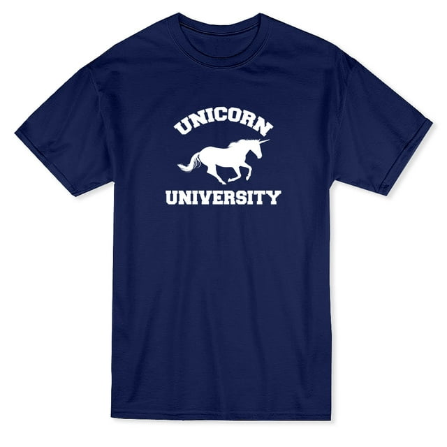 T-shirt Homme Design Graphique Licorne Université