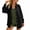 Black women's long sleeve button down blouses a1, variant on Women's Fall Long Sleeve Button Down Blouses Casual Collared Top Open Front Loose Shirt Winter Basic Dressy Tunic Tops Trendy Spring Vacation Fashion Clothes, Light Blue M