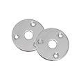 thumbnail image 1 of maskred 2pcs Universal Electric Guitar for Jack Bass Socket Cover Output Plate Silver 1Set, 1 of 6