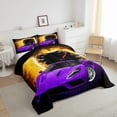 thumbnail image 3 of Erosebridal Purple Race Car King Comforter Set,Sports Car Bedding Set Race Car Decor Room,Cool Cars Comforter Set Breathable Racing Car Quilt Bed Set 3Pcs, 3 of 5