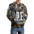 thumbnail image 5 of Apex Legends Unisex Sweatshirts Loose Pullover Sweater Hooded Hoodie 3D Printing Jacket Winter Fall Clothes 2XL, 5 of 7