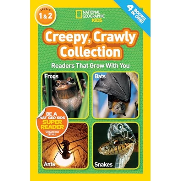 Pre-Owned Creepy, Crawly Collection (National Geographic Kids Readers, Levels 1 & 2): Readers That Grow with You (Paperback) 1426311974 9781426311970