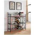 thumbnail image 3 of Room Designs Wine Rack Black Transitional Rectangle, 3 of 4