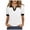 White, variant on Tqcoqu Womens Puff Short Sleeve Polos V Neck Knitted Tops Casual Ribbed Shirt Pullover Blouse,White,Women's S-XXL