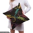 thumbnail image 4 of Ambesonne Gecko Fabric by the Yard Upholstery, Reptiles Composition, 10 Yards, Multicolor, 4 of 4