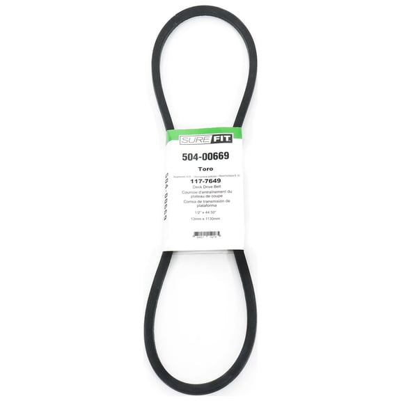 SureFit Deck Drive Belt for Toro 117-7649 40" Turbo Force Deck GrandStand Mowers