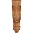 thumbnail image 2 of Ekena Millwork 3 1/2"W x 9"D x 12"H Medium Hudson Acanthus Wood Corbel, Cherry, 2 of 4