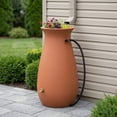 thumbnail image 2 of Algreen Cascata Rain Barrel, 65 Gallon, Terracotta Resin, 2 of 10