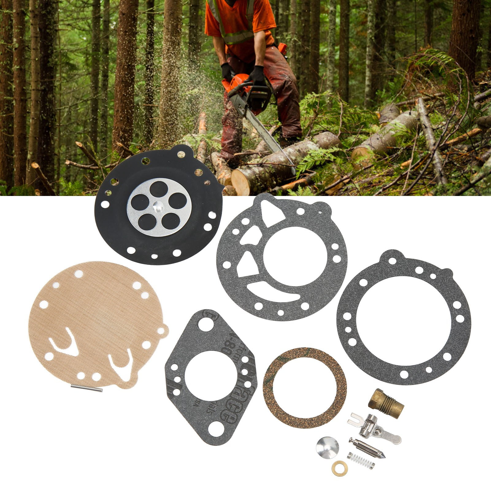 Chainsaw Carburetor Rebuild Kit Chainsaw Gasket For Zama Rb 42 Replace