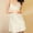 White, variant on Sakmal Moomoo Sleepwear for Women Soft Spaghetti Straps Beige Short House Dress Solid Sleeveless Chemises for Women