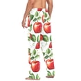 thumbnail image 3 of FORMRS Mens Pajama Pants with Pockets Sleepwear Lounge Bottoms Sizes S-2XL, Apple Pattern, 3 of 7