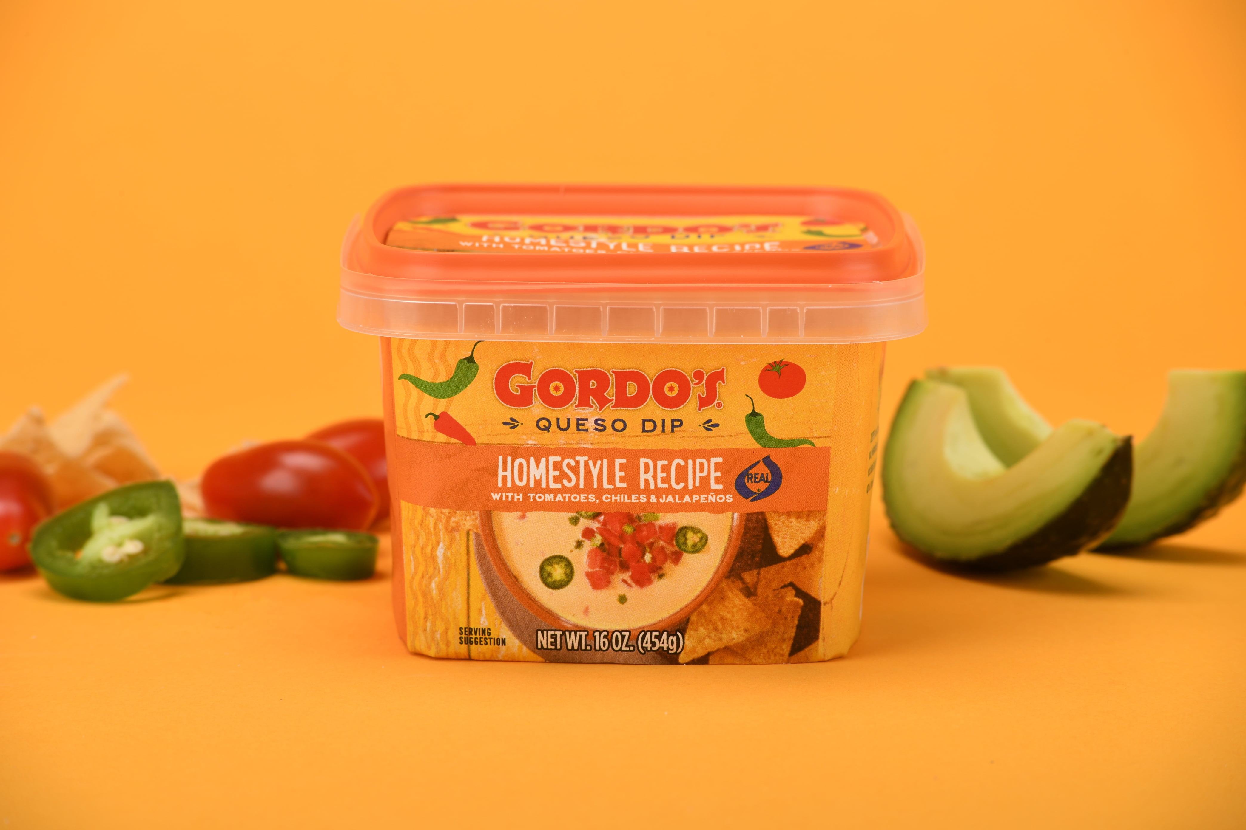 Gordo's Homestyle Queso Cheese Dip, 16 oz, Refrigerated Dip