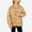 Khaki, variant on Kids Classic Button Front Coat with Lapel Collar, Hoodless Cocoon Overcoat with Buckle Closure for Formal School Events, Holidays and Smart Outer Layer