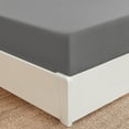 thumbnail image 7 of Mellanni Fitted Sheet with up to 16 inch Deep Pocket, Soft Microfiber, 1 Piece Twin, Gray, 7 of 7