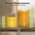 thumbnail image 3 of Contenedores de Vidrio para Comida de Bebé KeaBabies 8 oz y 4 oz, Herméticos, 3 of 9