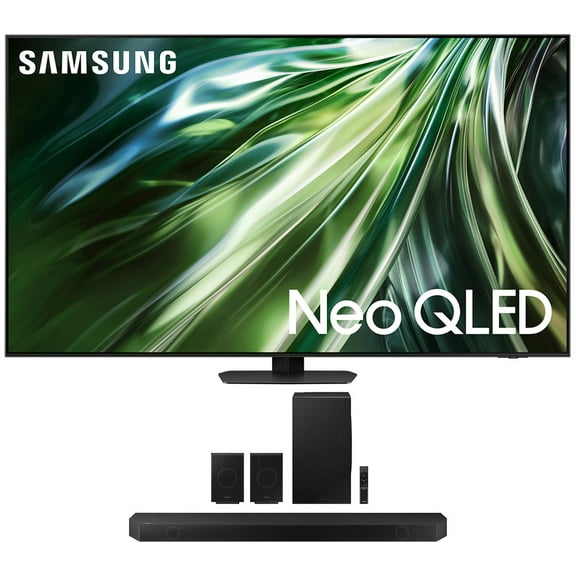 Samsung QN50QN90DAFXZA 50 Inch Neo QLED TV with 4K AI Upscaling and a Samsung HW-Q990D 11.1.4ch Soundbar with True Dolby Atmos Sound (2024)