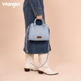 thumbnail image 5 of Wrangler Purses for Women Carry All Handbags Small Crossbody Purses with Zipper, Jean, 5 of 7