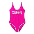 thumbnail image 3 of SILVERCELL Mommy and Me Matching Family Swimwear Queen & PRINNCESS One Piece Mother Daughter Girl Swimsuits, 3 of 7