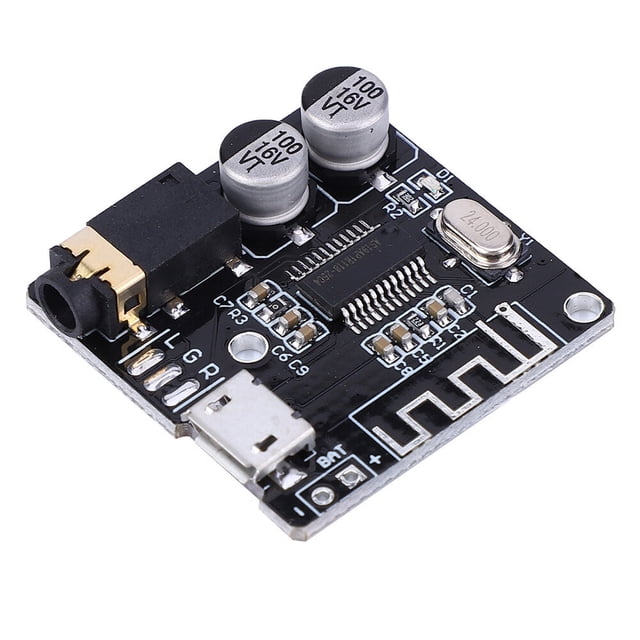 Placa receptora de audio, VHM-314 MP3 Bluetooth 4.1 Placa decodificadora del receptor de audio Placa amplificadora compacta y liviana Jadeshay A