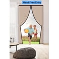 thumbnail image 5 of Coffee Magnetic Thermal Insulated Door Curtain Self Closing Privacy Screen Door, 5 of 15