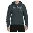 thumbnail image 2 of Wild Bobby, Ain't I Though? Sojourner Truth 1851, Unisex Graphic Hoodie SweatTees, Charcoal, 3X-Large, 2 of 3
