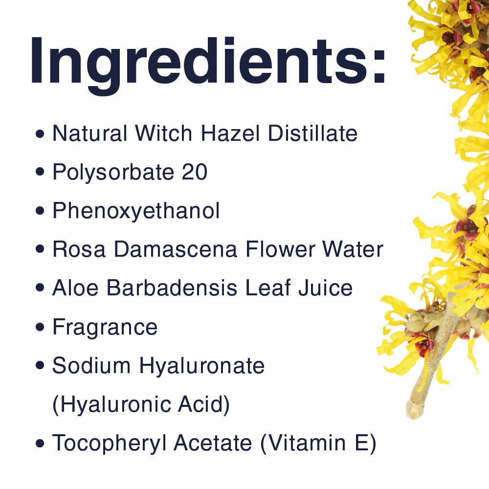 Dickinson's Enhanced Witch Hazel Alcohol Free Hydrating Toner 16 oz (Pack of 2)