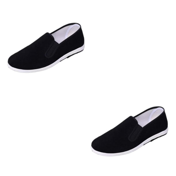 Advancent Chinese Traditional Kung Fu Martial Arts Tai 40 Shoes Slipper Negro 41 tamaño 2Conjunto