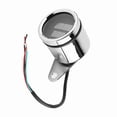 thumbnail image 1 of Motorcycle LED Digital Voltmeter Tachometer Gauge Metal Odometer Speedometer Light Universal Installation Silver Red Blue, 1 of 7