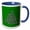 Blue/White, variant on 3drose, Valknut Knot Old Symbol of Interlaced Triangles 1, 11oz Mug