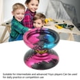 thumbnail image 4 of Yoyo Professionnel Non Réactif, Balle Yoyo en Alliage à Poids Équilibré et Rotation Stable avec Roulement Concave, Gant et 3 Cordes Yoyo, Tour en Métal Yoyo pour Adultes, Enfants, Débutants, 4 of 8