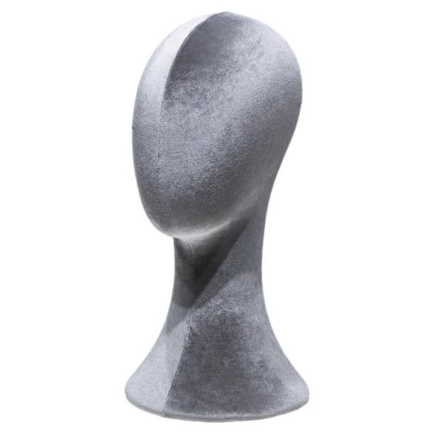Soporte portátil y estable para exhibición de pelucas, perchero multiusos para sombreros, modelo de cabeza de maniquí. Estilo A