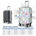 thumbnail image 4 of Honeii Bunny cartoon with easter Elastic Luggage Cover, featuring double-sided printing, is the ideal companion for travel, business trips, and daily use(not included suitcase )-Large, 4 of 7