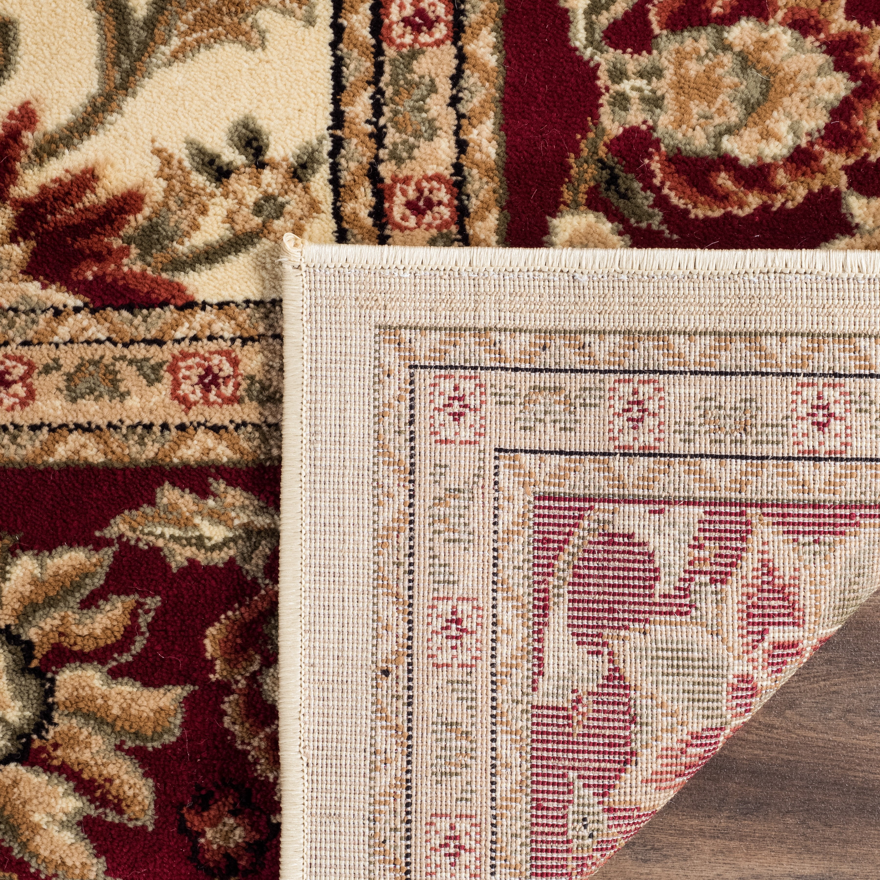 Safavieh Lyndhurst Victoria Floral Area Rug, Ivory/Red, 6' x 8'