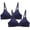 Blue, variant on Tbopshirt Wirefree Bras for Women,Adjustable Shoulder Straps Women Bras 2pcs Women's Bra Soild Underwear Bra Everyday Small Cup Underwear