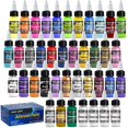 thumbnail image 1 of Set de pintura con aerógrafo HOMY ARTY 36 colores con 4 diluyentes de 20 ml, 1 of 5