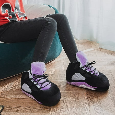 

Winter Warm Slippers Women Cute Home Slippers Unisex One Size Sneakers Men House Floor Cotton Shoes Woman EU 35-44 Plush Sliders
