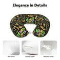thumbnail image 4 of Gaeub Mardi Gras3 Print Memory Foam Travel Pillow,U-Shaped Neck Pillow,Head Neck Support Airplane Pillow,Flight Pillow for Traveling,Car,Home,Office,Washable Cover, 4 of 8