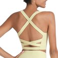 thumbnail image 1 of Ropa interior deportiva cruzada para mujer, chaleco a prueba de golpes para correr, fitness con almohadilla para el pecho, sujetador de Yoga, 1 of 6