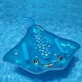 thumbnail image 2 of Swimline Manta Ray Ride-On Swimming Pool Inflatable Raft - 88", 2 of 5