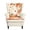 Polka Dot, variant on Cugasmaru Red Bow Wingback Chair Covers Stretch Spandex Wing Chair Slipcovers Fall Autumn Printed Non-Slip Single Seater Sofa Cover for Living Room Home Decor