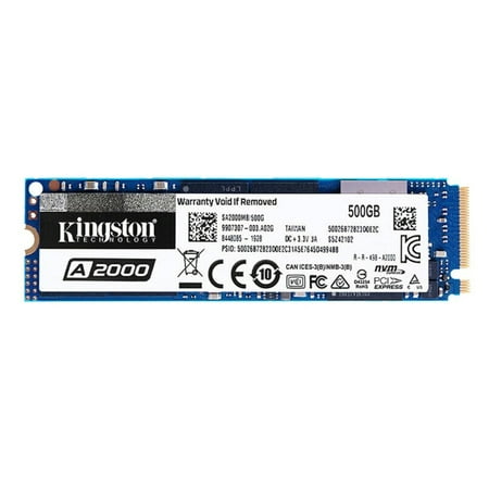 Kingston Solid State Drive NVMe PCIe SSD High Speed Reading Writing SSD Compact Shockproof SSD 500GB | Canada