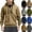 Brown, variant on School Uniform Sweatshirt Boy Half Zip Hoodie Kids Fall Winter Sweatshirts Size 5T-15, Black