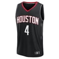 thumbnail image 2 of Men's Fanatics Jalen Green Black Houston Rockets Fast Break Replica Player Jersey - Statement Edition, 2 of 3