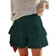 thumbnail image 1 of Pantalones cortos Aoudery Flowy para mujer, pantalones cortos estilo bohemio con volantes, 1 of 6