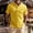 Yellow, variant on FRSASU Men's Vintage Short Sleeve Henley Shirt Summer Quick Dry Beach Vacation Band Collar Tee Tops Yellow