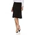 thumbnail image 3 of Kiki Riki Jupe en Coton pour Femmes Ligne A Spandex Noir x Large, 3 of 4