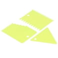 thumbnail image 1 of 3Pcs Cake Cream Scraper, Lightweight Durable Dishwasher Irregular Teeth Edge Cake Spatula for Cheese Bread Chocolate, 1 of 7