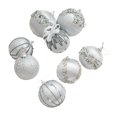 thumbnail image 3 of Adornos navideños de espuma de 8 a 10 cm, bolas de plástico irrompibles y brillantes, decoración colgante para árbol de Navidad, decoraciones navideñas 2024, 3 of 5