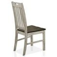 thumbnail image 6 of Furniture of America Kadda Wood 5-Piece Round Dining Set in Antique White, 6 of 11