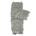 thumbnail image 3 of Wrapables Little Girls 3 Pair Gathered Ruffles Leg Warmers, Sky Blue, Foggy Gray, Coudy White, 3 of 5